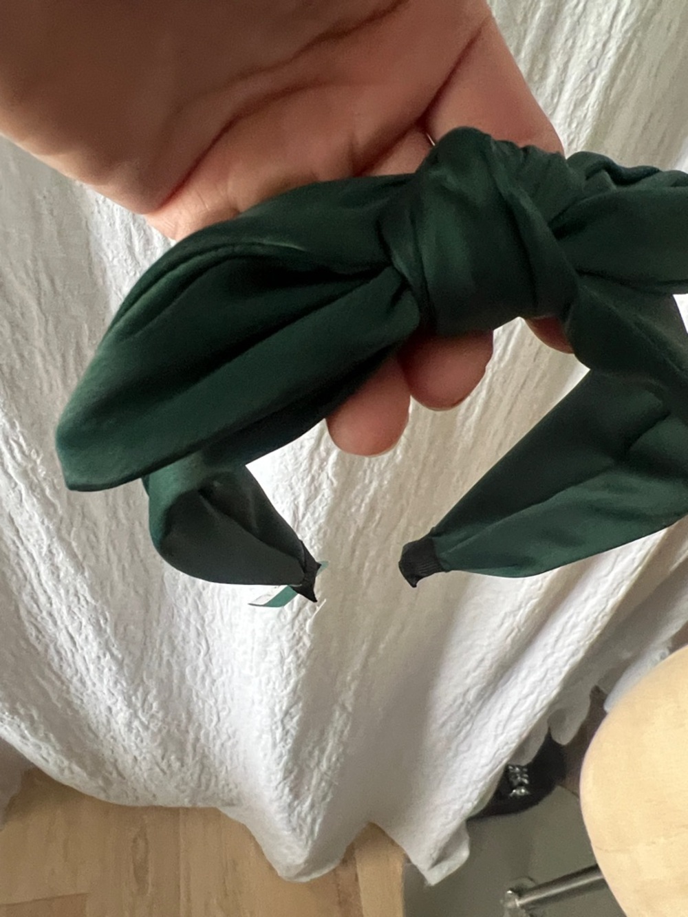 Dark Green Knotted Headband - Women Accessories